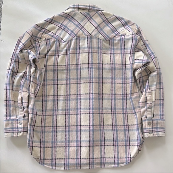 J. Crew Relaxed Fit Flannel Shacket - Picture 7 of 7